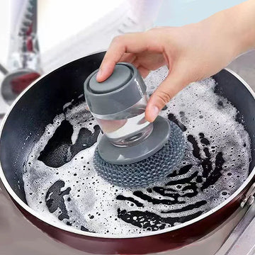 Steel Wire Kitchen Scrubber – Rust Remover Brush & Cleaning Pad for Pots and Pans