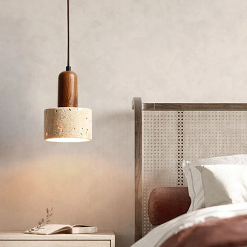 Black hole stone minimalist minimalist modern bedroom bedhead designer Nordic black restaurant bar personality chandelier